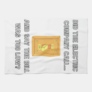 Funny Dad Sayings Kitchen Towel