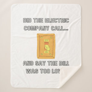 Funny Dad Sayings  Sherpa Blanket