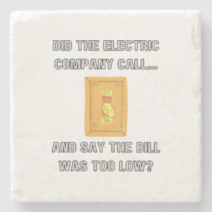 Funny Dad Sayings Stone Coaster