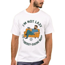 Funny Dad T-Shirt Energy Saving Mode