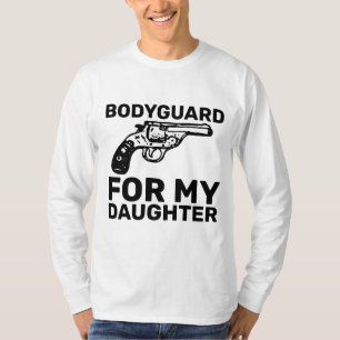 FUNNY DAD T-Shirts (DAUGHTER) BODYGUARD
