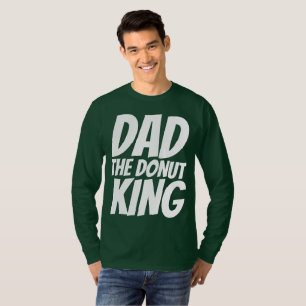 FUNNY DAD T-SHIRTS, DONUT KING SLEEVELESS SHIRT