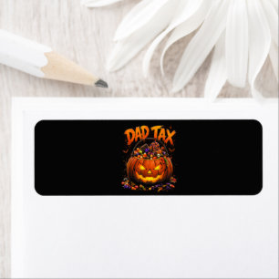 Funny Dad Tax Halloween Pumpkin