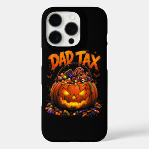 Funny Dad Tax Halloween Pumpkin iPhone 16 Pro Case