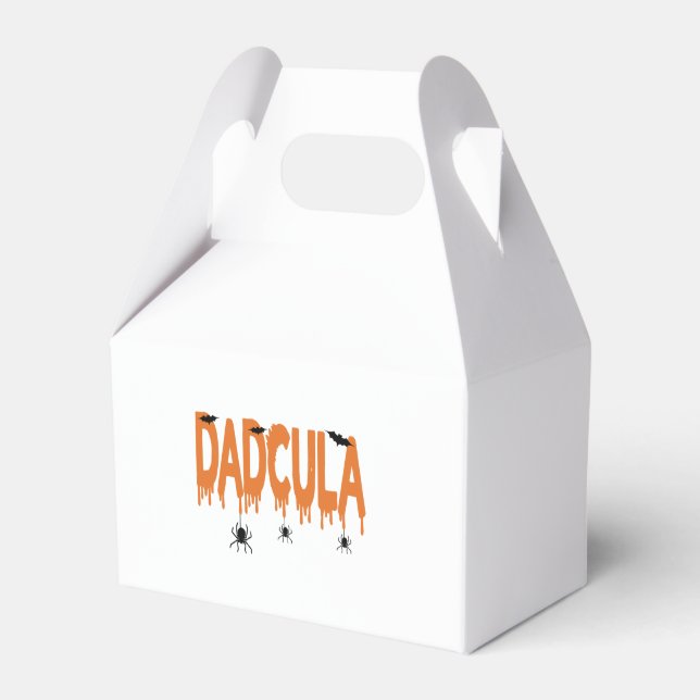 Funny Dadcula Halloween Dad Custom Dracula 2022 Mo Favor Box (Front Side)