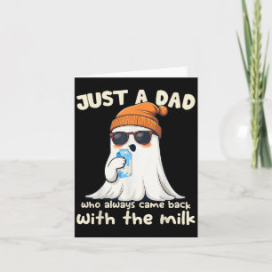 Funny Daddy Boo Halloween Family Matching Costume  Card