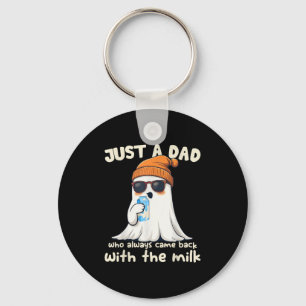 Funny Daddy Boo Halloween Family Matching Costume Keychain