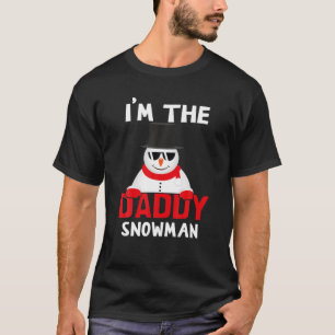 Funny Daddy Snowman Matching Group Family Christma T-Shirt