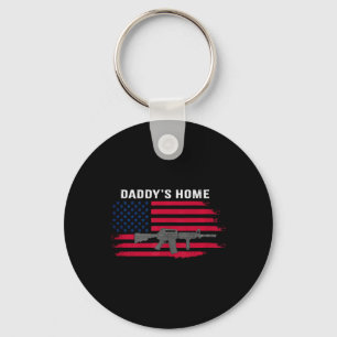 Funny Daddy's Home Trump 2024 Take America Back  Keychain