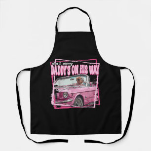 Funny Daddy's Home Trump Pink 2024 Take America Ba Apron