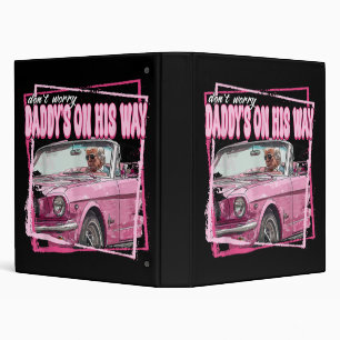 Funny Daddy's Home Trump Pink 2024 Take America Ba Binder