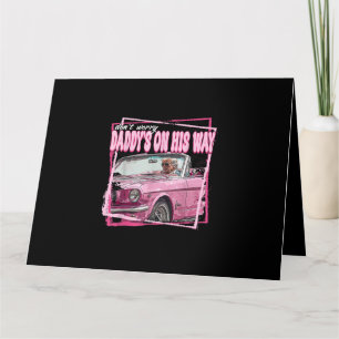 Funny Daddy's Home Trump Pink 2024 Take America Ba Card