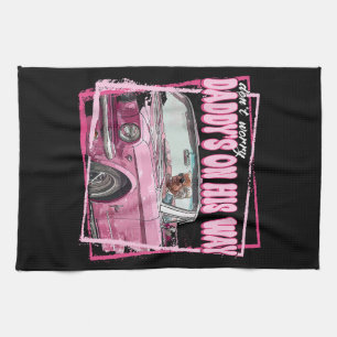 Funny Daddy's Home Trump Pink 2024 Take America Ba Kitchen Towel
