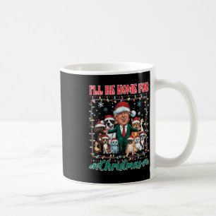 Funny Daddy's Home Trump Ugly Christmas Sweater Xm Coffee Mug