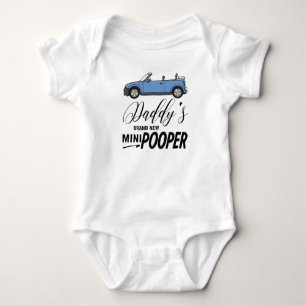 Funny - Daddy's Mini Pooper Baby Design Bodysuit