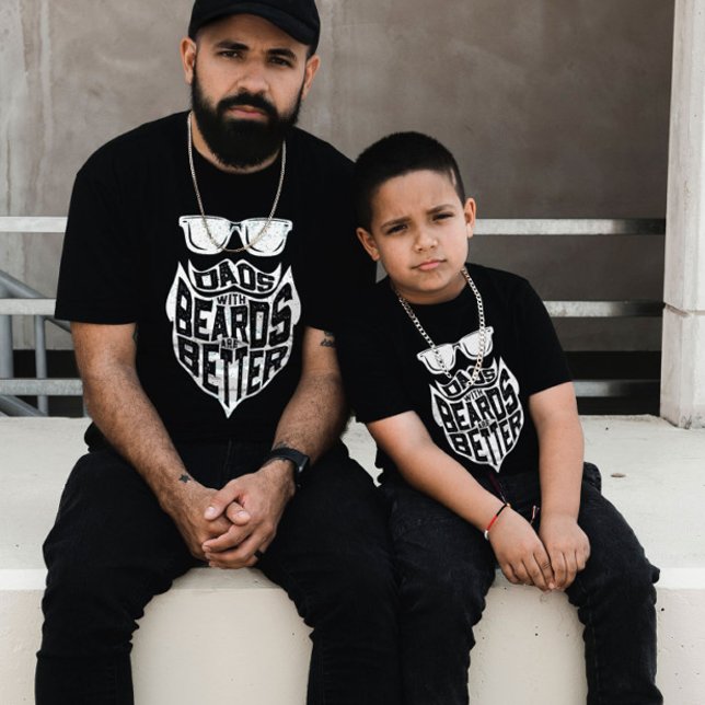 FUNNY DADS WITH BEARDS ARE BETTER FATHERS DAY T-Shirt (Creator Uploaded)