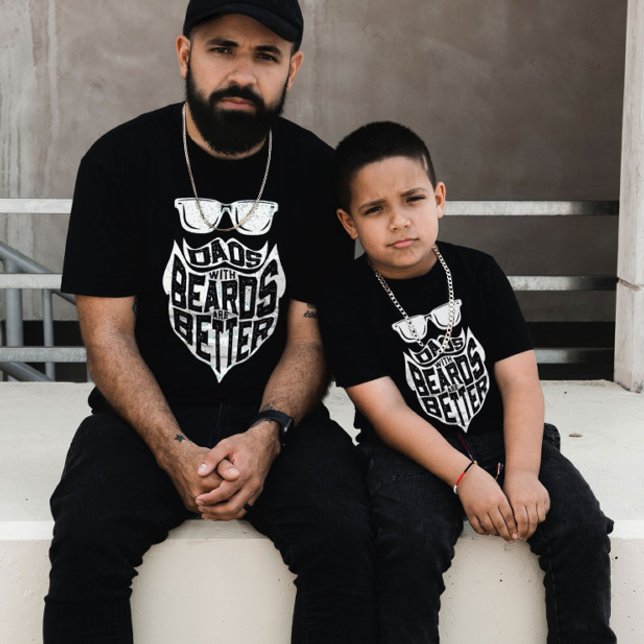 FUNNY DADS WITH BEARDS ARE BETTER FATHERS DAY T-Shirt (Creator Uploaded)