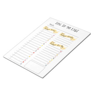Funny Daily planner, Motivational to-do list Notepad