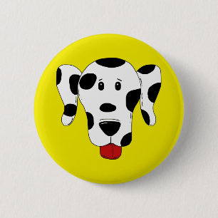 Funny Dalmatian 2 Inch Round Button