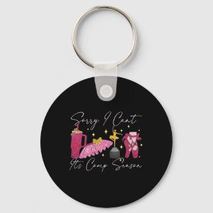Funny Dance Coach Mom Sorry I Can't It's Comp Seas Keychain