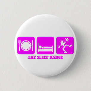 Funny dancing 2 inch round button