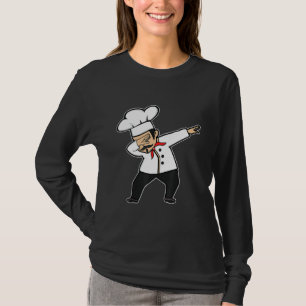 Funny Dancing Dab Dancer Chef  For Men Women T-Shirt
