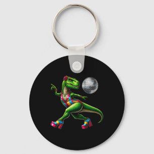 Funny Dancing Dinosaur1  Keychain