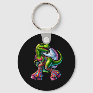 Funny Dancing Dinosaur  Keychain