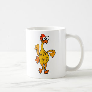 Funny Dancing Rubber Chicken Coffee Mug