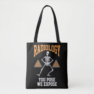 Funny Dancing Skeleton Xray Radiology Humour Tote Bag