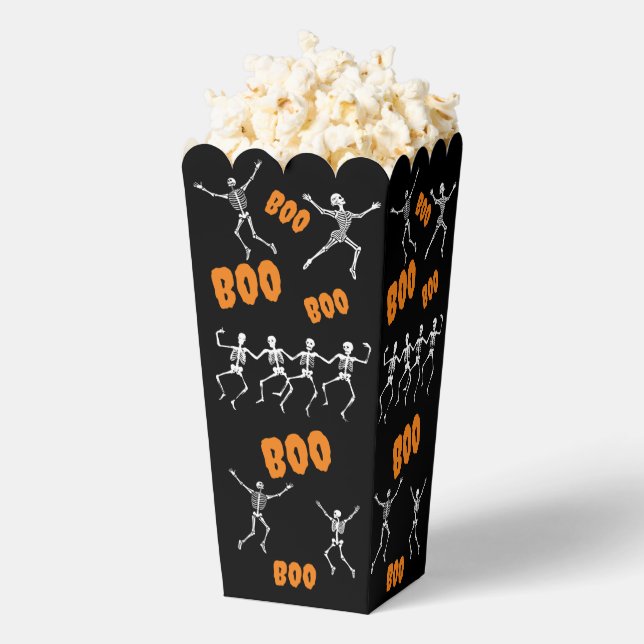 Funny Dancing Skeletons Halloween  Favor Box (Popped)