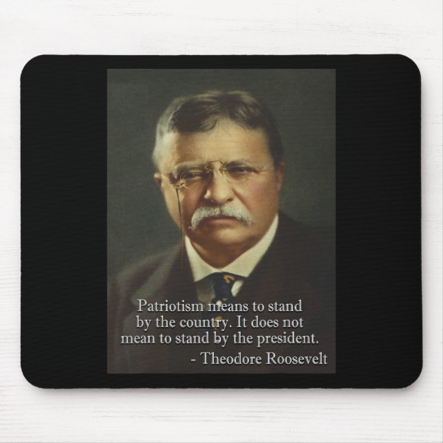 Funny Dank Meme Designs Theodore ' Roosevelt Meme  Mouse Pad (Front)