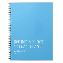 Funny Dark Humour Notebook, Sarcastic Journal, 