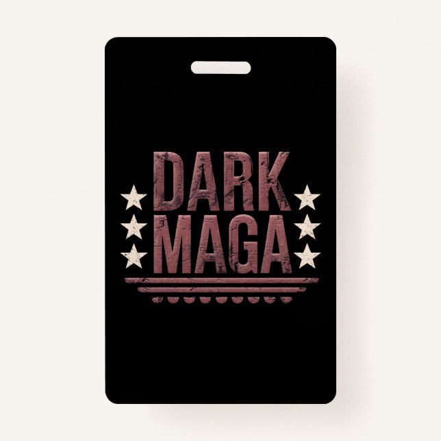 Funny DARK MAGA 2024 Badge (Front)