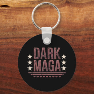 Funny DARK MAGA 2024 Keychain