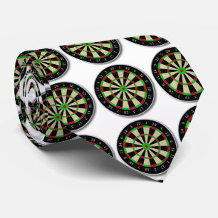 Funny dartboard game. tie
