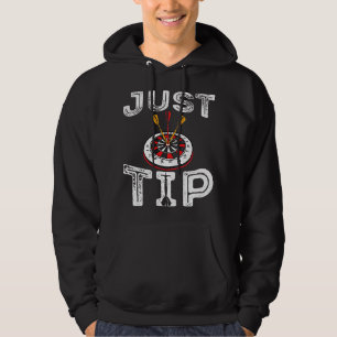 Funny darter dart player dart board sayings Just T Hoodie
