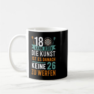 Funny Darts 180 Saying Dart Player Coffee Mug