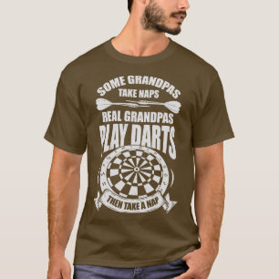 Funny Darts Grandpa Grandfather Gift T-Shirt