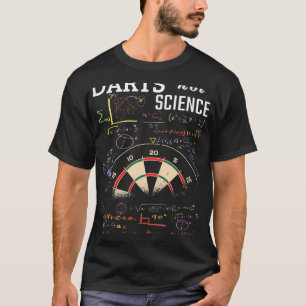 Funny Darts not Science Math Vintage Dartboard T-Shirt