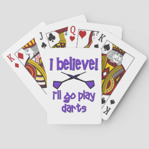 Funny Darts Playing Cards