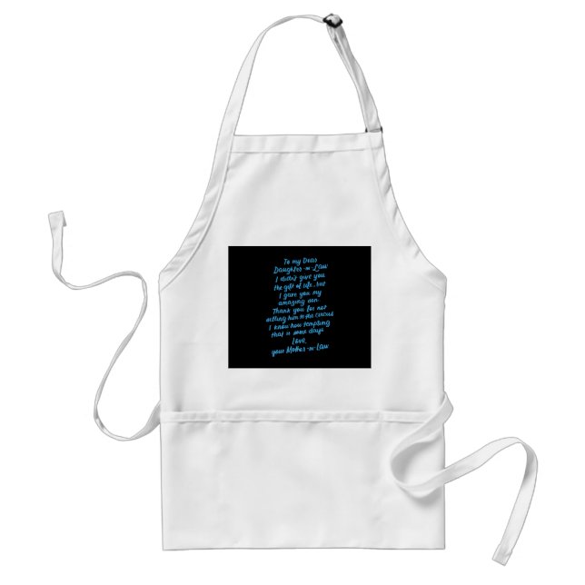 Funny Daughter in Law To My Dear Daughter In Law Standard Apron (Front)
