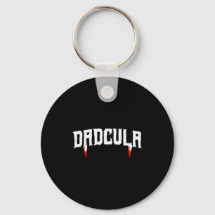 Funny Daula Halloween Dad Mens Costume Vamre Fangs Keychain