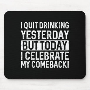 Funny Day Drinking Shirts Men Women Adult Humor Dr Mouse Pad