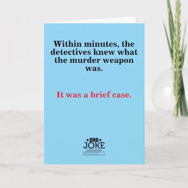 Funny Day Joke Card (Front)