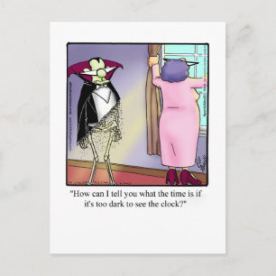 Funny Daylight Savings Time Postcard