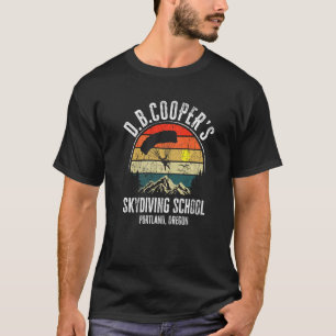 Funny Db Cooper Skydiving School T-Shirt
