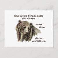 Funny De Motivational Quote Bears kill you