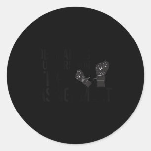 Funny Dear Ancestors I Understood The Ignment June Classic Round Sticker
