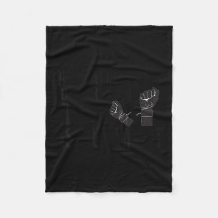Funny Dear Ancestors I Understood The Ignment June Fleece Blanket
